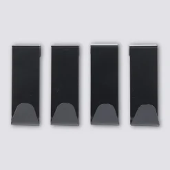 5five Lot de 4 crochets métal