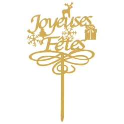 5five Lot de 4 décorations pâtisserie