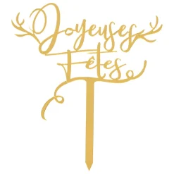 5five Lot de 4 décorations pâtisserie