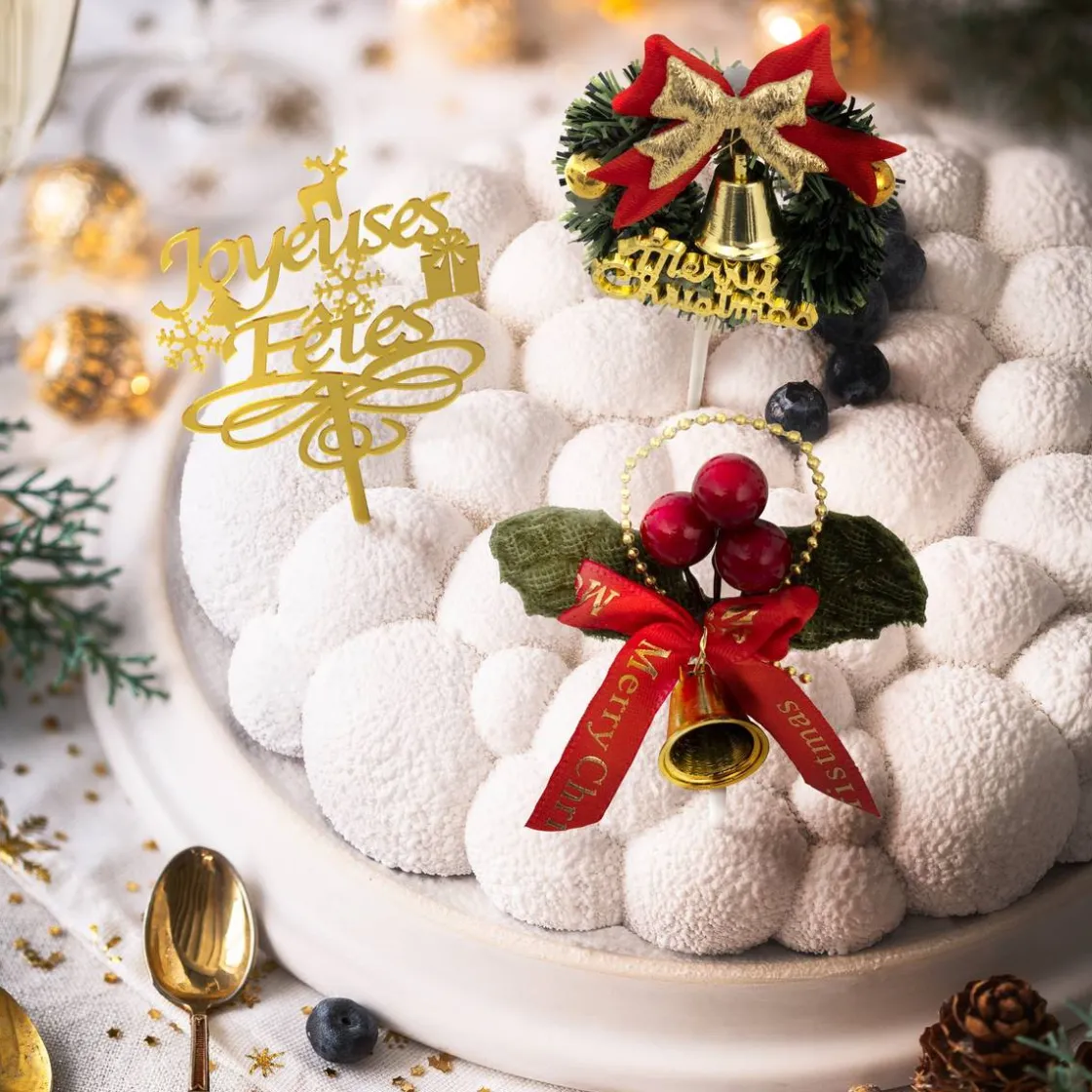 5five Lot de 4 décorations pâtisserie