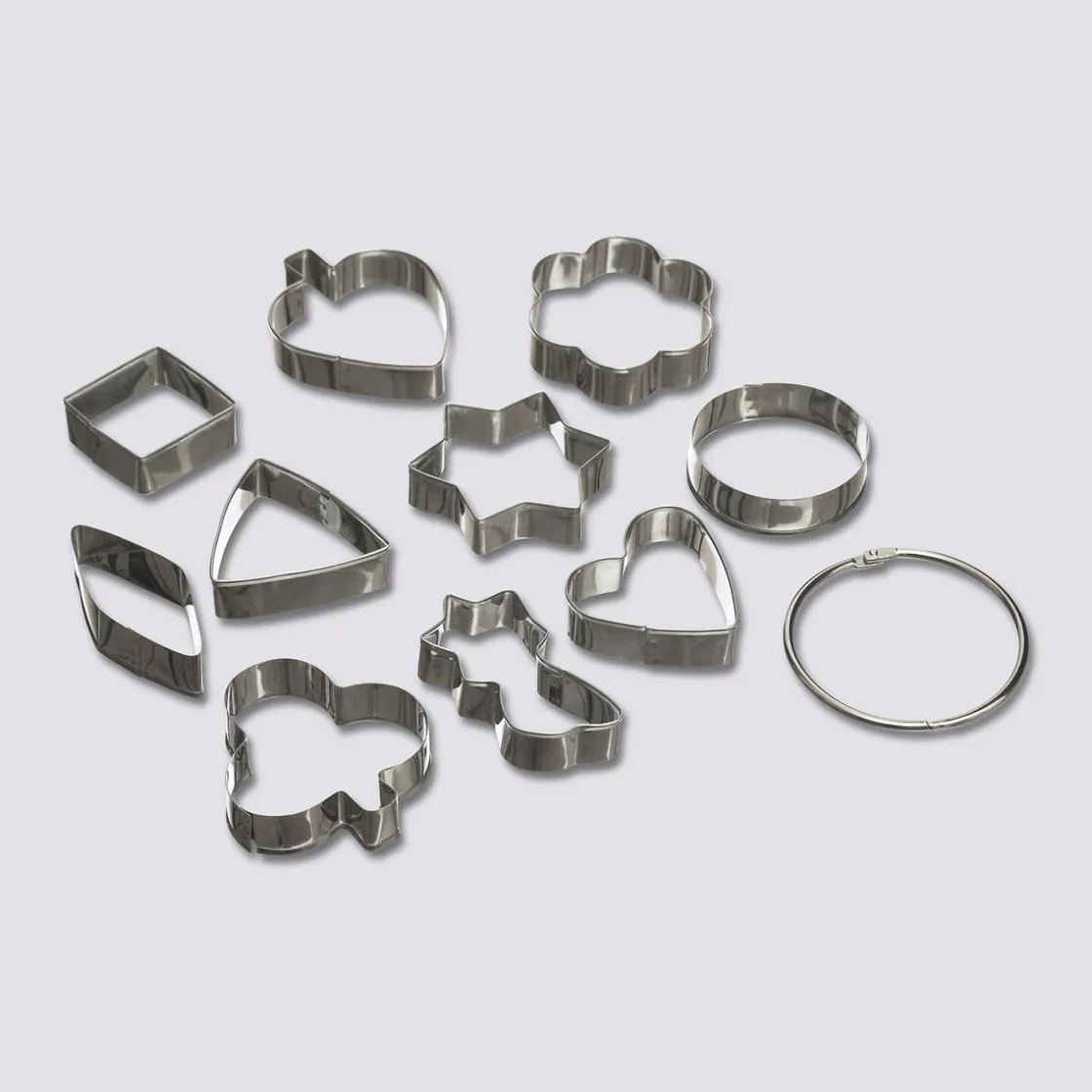 5five Lot de 10 emporte-pièces en acier