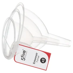 5five Lot de 3 entonnoirs en plastique