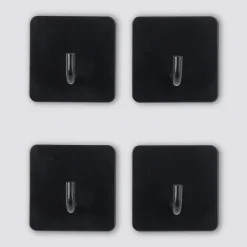 5five Lot de 4 patères adhésives 1 tête