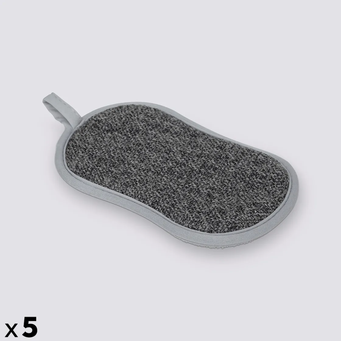 5five Lot de 5 éponges microfibre gratantes