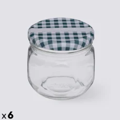 5five Lot de 6 pots à confiture 0,3L