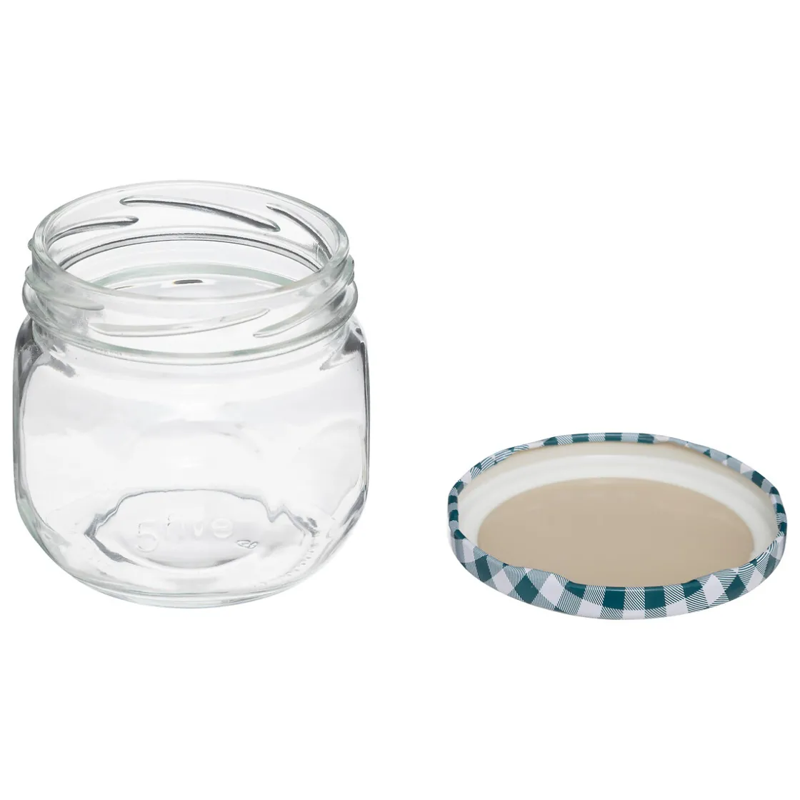 5five Lot de 6 pots à confiture 0,3L