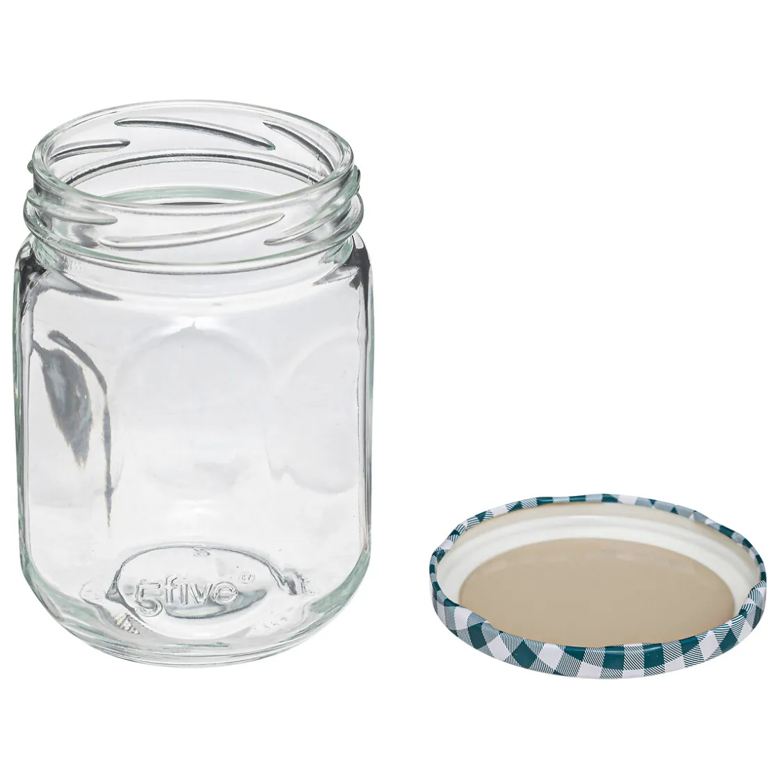 5five Lot de 6 pots à confiture 0,5L