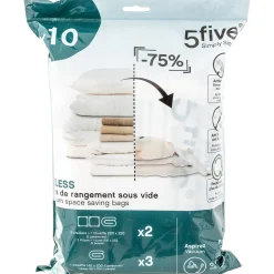 5five Lot de 10 sacs compresseurs