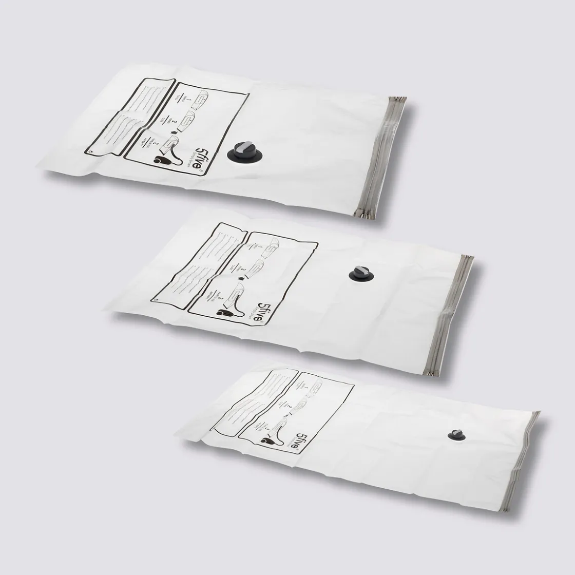 5five Lot de 5 sacs compresseurs