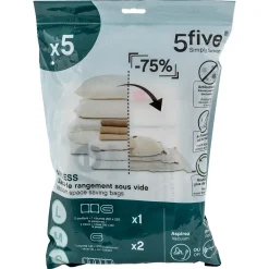 5five Lot de 5 sacs compresseurs