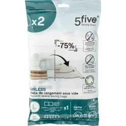 5five Lot de 2 sacs compresseurs