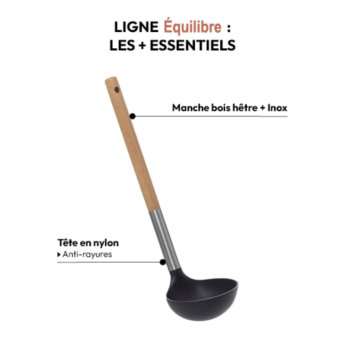 5five Louche en nylon et bois