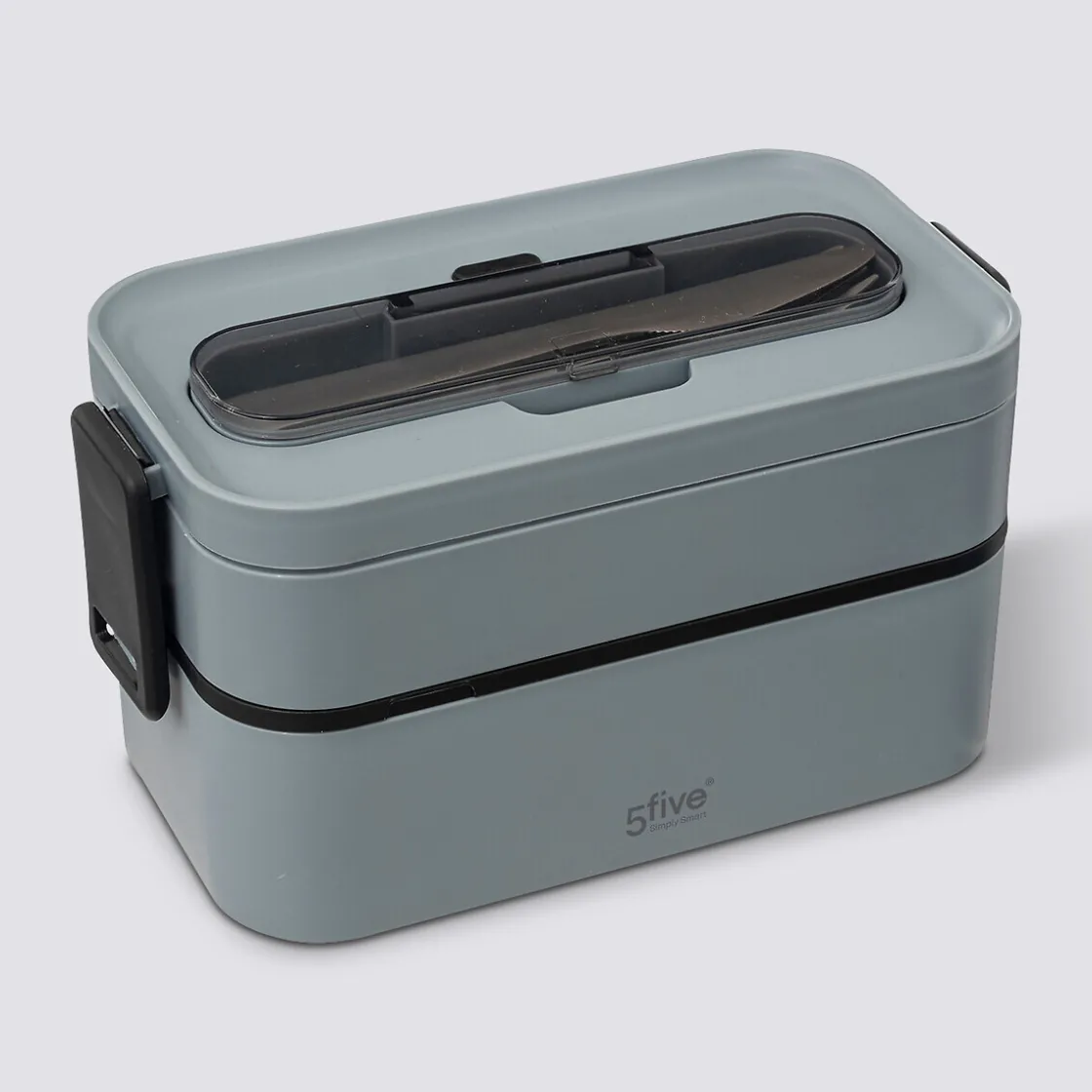5five Lunch box double compartiments avec couverts