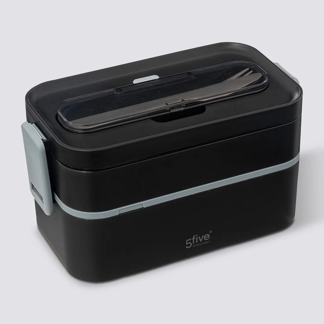5five Lunch box double compartiments avec couverts