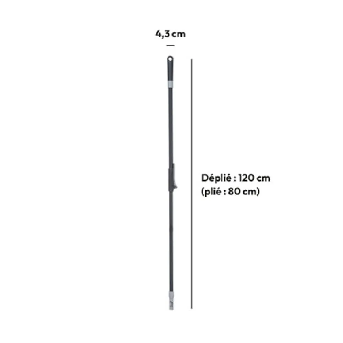 5five Manche métal télescopique