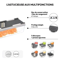 5five Mandoline multidécoupe 11 pièces