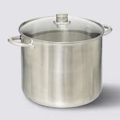 5five Marmite inox avec couvercle 13L