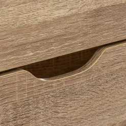 5five Meuble à chaussures 4 tiroirs, Effet chêne naturel