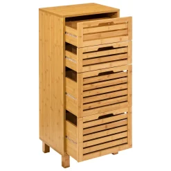 5five Meuble 4 tiroirs, Bambou