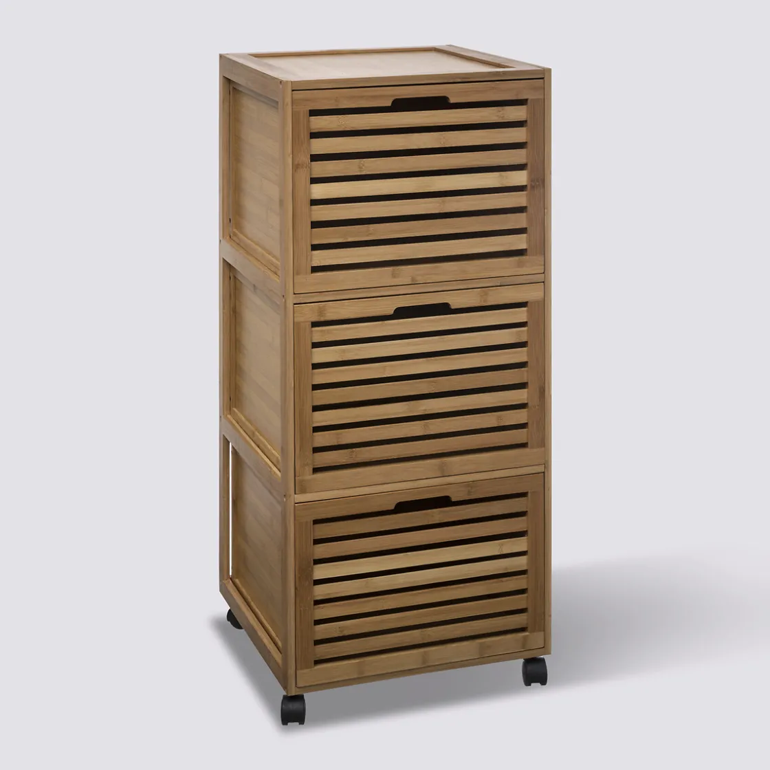 5five Meuble colonne 3 tiroirs, Bambou