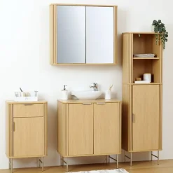5five Meuble de salle de bain, l.80 cm, Beige
