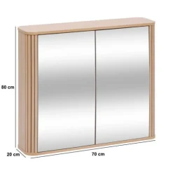 5five Meuble de salle de bain, l.80 cm, Beige
