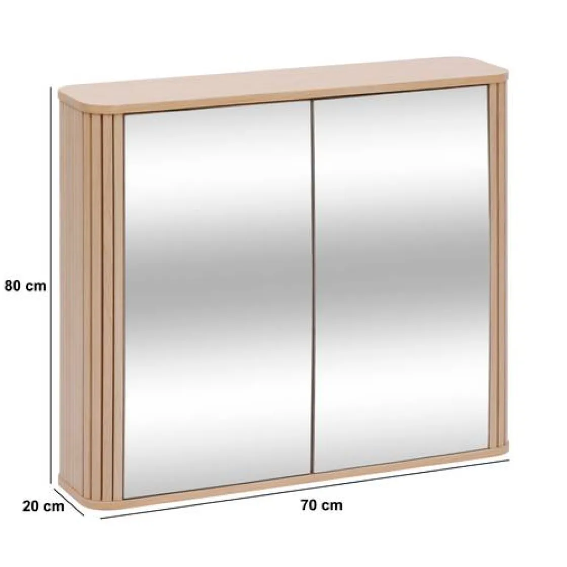 5five Meuble de salle de bain, l.80 cm, Beige