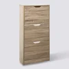 5five Meuble range-chaussures 3 tiroirs, Effet chêne naturel