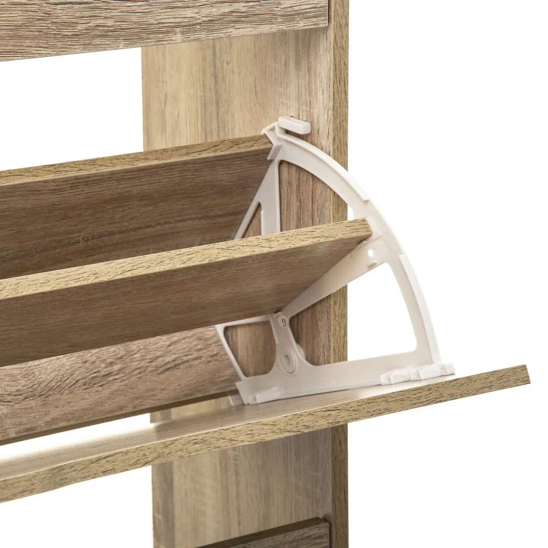 5five Meuble range-chaussures 3 tiroirs, Effet chêne naturel