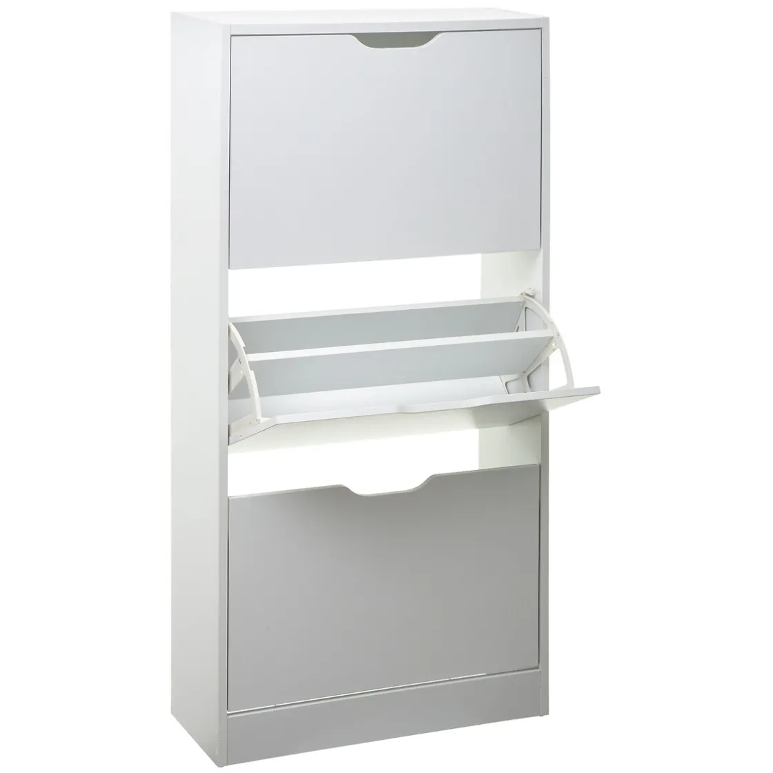 5five Meuble range-chaussures 3 tiroirs, Blanc