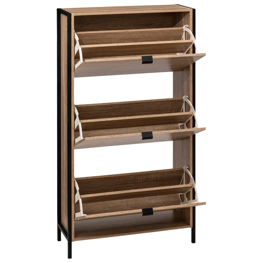 5five Meuble range-chaussures 3 tiroirs, Effet chêne naturel