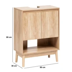 5five Meuble sous-lavabo 2 portes, Beige