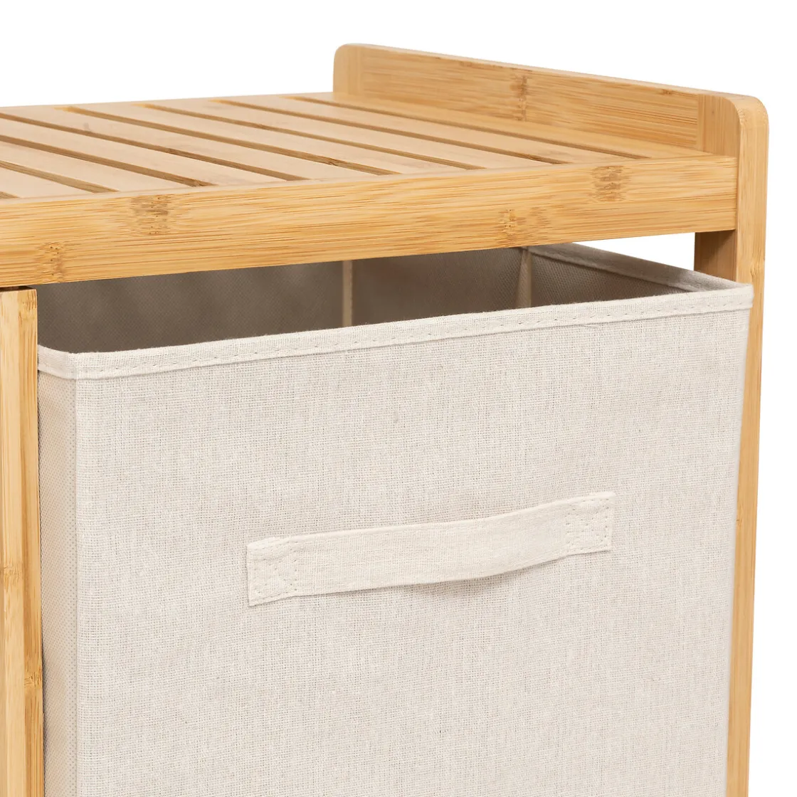 5five Meuble étagère avec panier et 2 paniers, Bambou