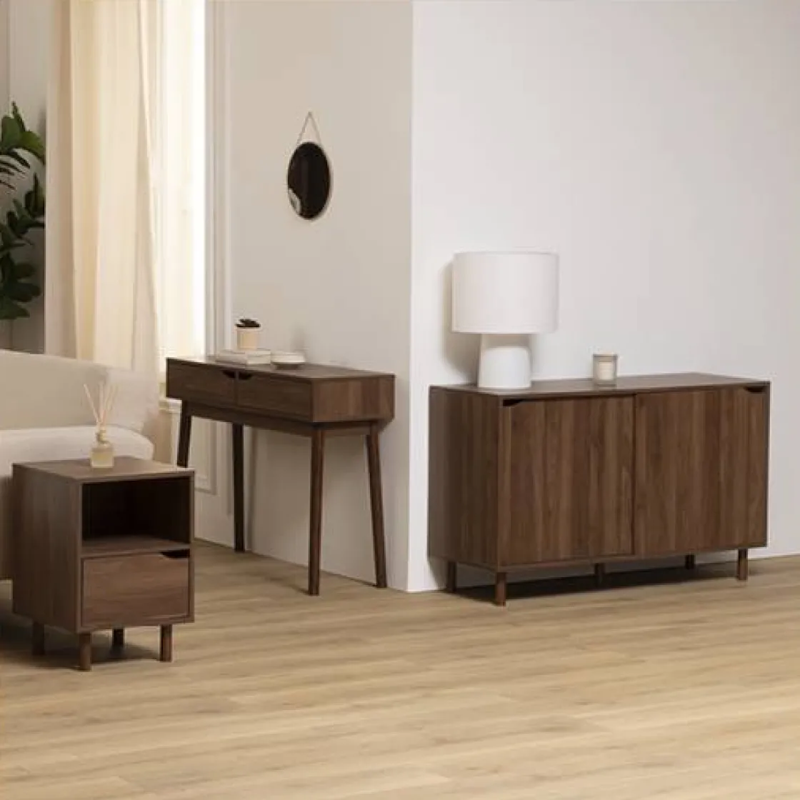 5five Meuble TV 2 étagères, Marron