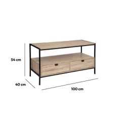 5five Meuble TV, Effet chêne naturel