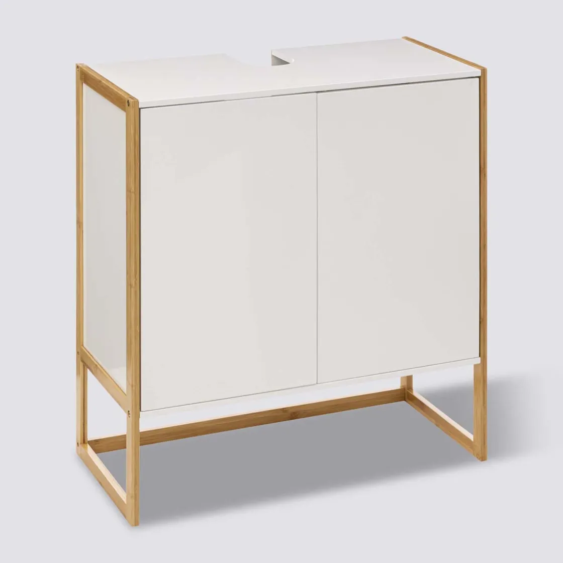 5five Meuble vasque 2 portes, Blanc