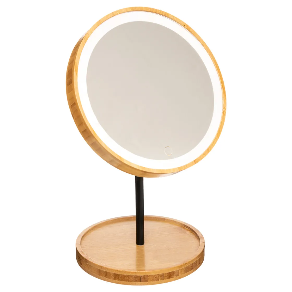 5five Miroir avec pied à led 18 cm