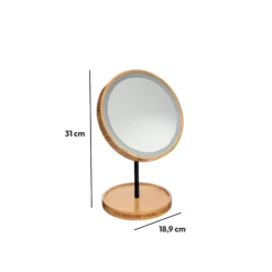 5five Miroir avec pied à led 18 cm