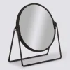 5five Miroir balancoire avec pieds D17cm, Noir