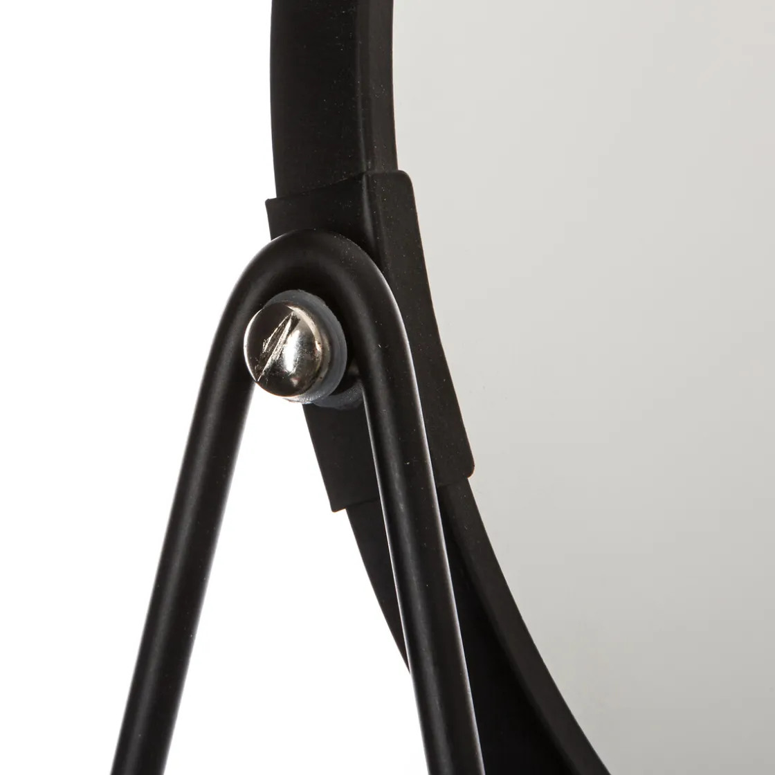 5five Miroir balancoire avec pieds D17cm, Noir