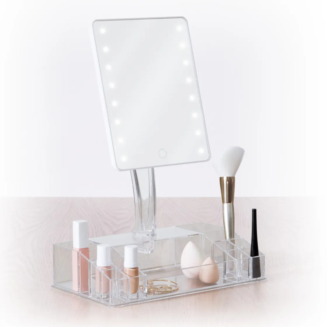 5five Miroir led 14 compartiments, Transparent