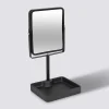 5five Miroir pivotant, 30x15,2 cm, Noir