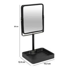 5five Miroir pivotant, 30x15,2 cm, Noir