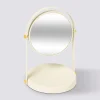 5five Miroir rond pivotant, Ivoire