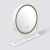 5five Miroir rond pivotant LED, Blanc