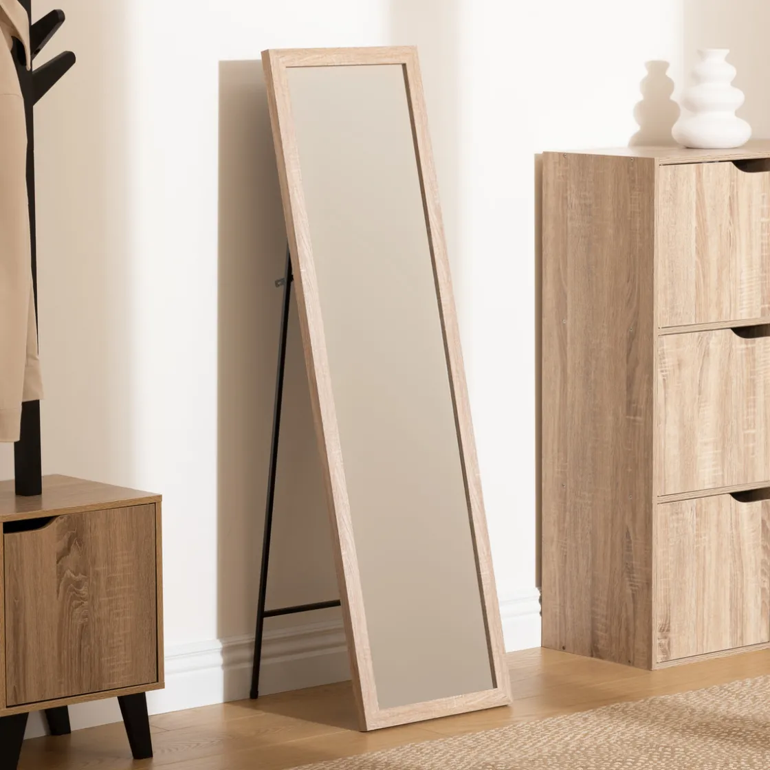 5five Miroir sur pied 155x35 cm, Bois