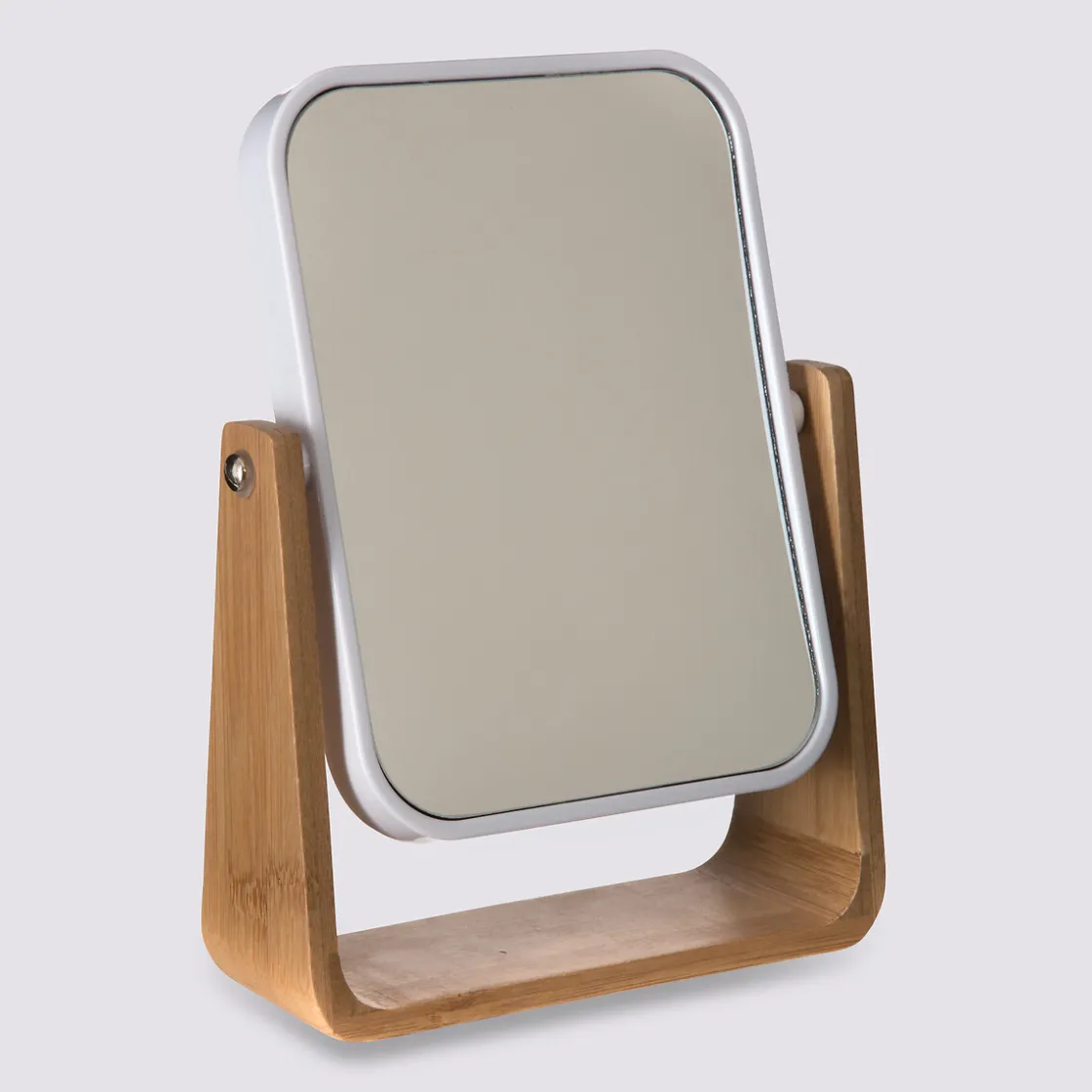 5five Miroir 16x22 cm bambou, Blanc