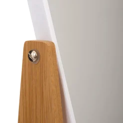 5five Miroir 16x22 cm bambou, Blanc