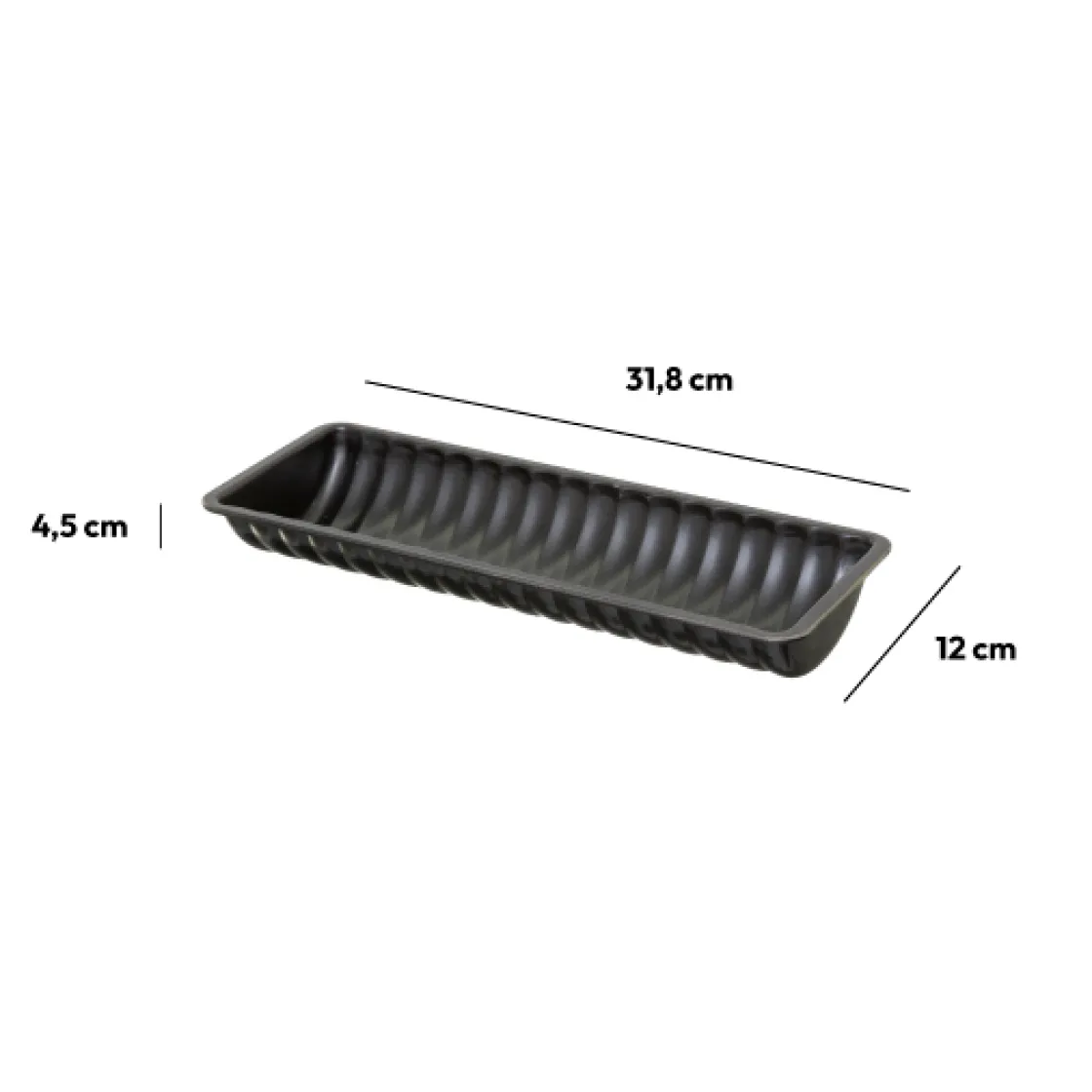 5five Moule à bûche métal