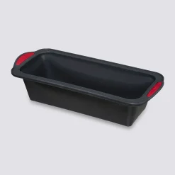 5five Moule à cake silicone- Noir,rouge